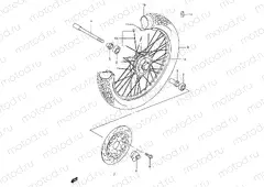 43 - FRONT WHEEL