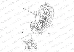 43 - FRONT WHEEL