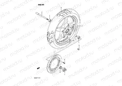 43 - FRONT WHEEL