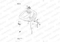43 - FUEL TANK (GS500FH)
