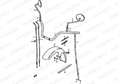 43 - HANDLEBAR - FRONT FENDER