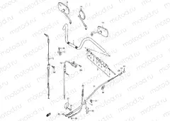43 - HANDLEBAR (MODEL N/P/R)