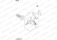 43 - LEFT HANDLE LEVER