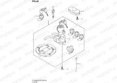 43 - LOCK SET (FOR PANNIR CASE) (DL1000AL4 E33)