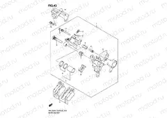 43 - REAR CALIPER (MODEL K7)
