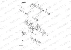 43 - REAR CUSHION LEVER