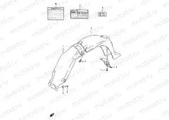 43 - REAR FENDER