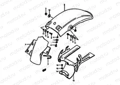 43 - REAR FENDER