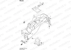 43 - REAR FENDER