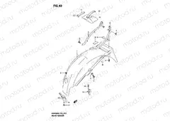 43 - REAR FENDER