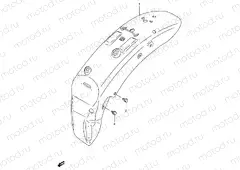 43 - REAR FENDER