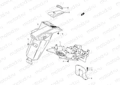 43 - REAR FENDER (SV1000S/S1/S2K3)