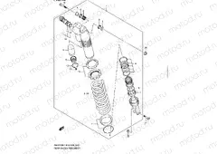 43 - REAR SHOCK ABSORBER (RM-250L1 E28)