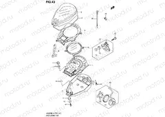 43 - SPEEDOMETER (VL800BL4 E02)