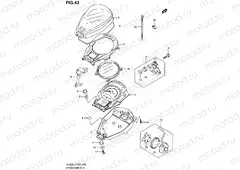 43 - SPEEDOMETER (VL800CL2 E24)