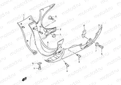 43 - UNDER COWLING (MODEL W/X/Y)