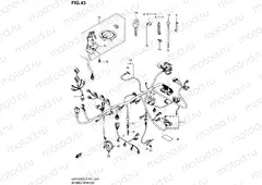 43 - WIRING HARNESS (GSF1250SL2 E21)