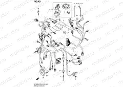 43 - WIRING HARNESS (SFV650AL3 E33)