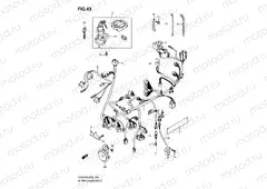 43 - WIRING HARNESS (SV650SK8/SK9/SUK8/SUK9/SL0/SUL0)