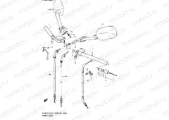 43A - HANDLEBAR (GSX-R1000K2)
