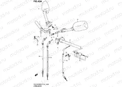 43A - HANDLEBAR (GSX-R1000K2)