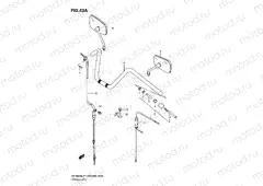 43A - HANDLEBAR (MODEL Y/K1/K2/K3)
