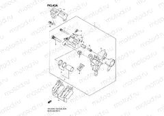 43A - REAR CALIPER (MODEL K8/K9)