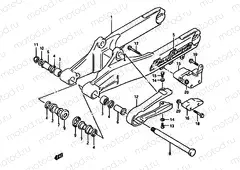 43A - REAR SWINGING ARM (MODEL J)