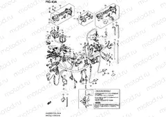 43A - WIRING HARNESS (AN650AZK8 E02/E19)