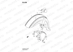 43B - FRONT FENDER (MODEL K9)