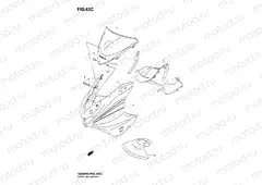 43C - COWLING BODY (GS500FK6/FUK6)