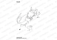 43D - BODY CWL. INSTALLATION PARTS (GS500F/FU)