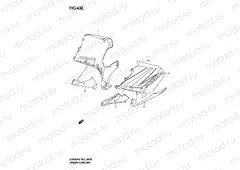 43E - UNDER COWLING (GS500FK4/FUK4)