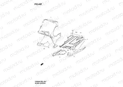 43F - UNDER COWLING (GS500FK5/FUK5)