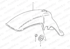44 - FRONT FENDER