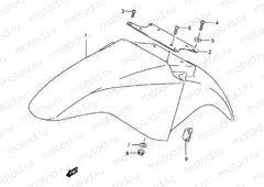 44 - FRONT FENDER