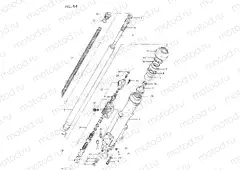 44 - FRONT FORK LEFT DAMPER