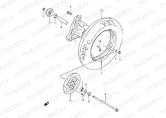 44 - FRONT WHEEL