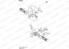 44 - HANDLE LEVER (DR-Z125LL4 E33)