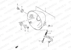 44 - HEADLAMP HOUSING (WITH OUT COWLING)