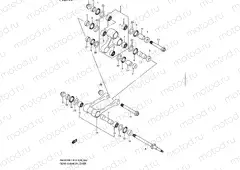 44 - REAR CUSHION LEVER
