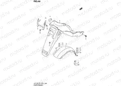 44 - REAR FENDER