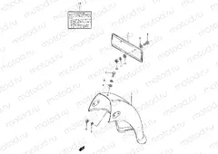 44 - REAR FENDER