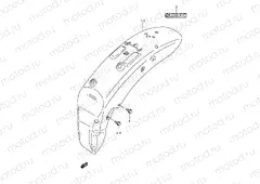 44 - REAR FENDER