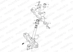 44 - STEERING STEM (E03/E33)