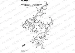 445A - FRAME COVER (GSX-S125MLL8 P21) (FOR GTA)