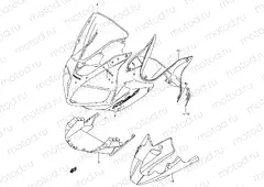 44A - COWLING BODY (SV1000S/S1/S2 K5)