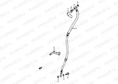 44A - FRONT BRAKE HOSE (MODEL K)