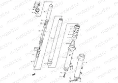 44A - FRONT DAMPER (MODEL K/L/M/N/P/R/S/T)