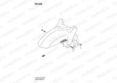44A - FRONT FENDER (MODEL K8)